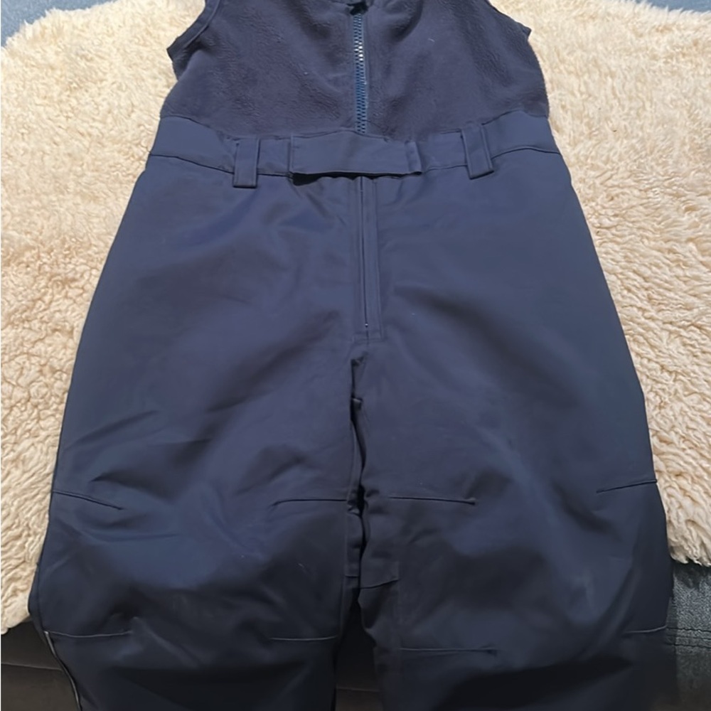 Black Snow Bib Overalls